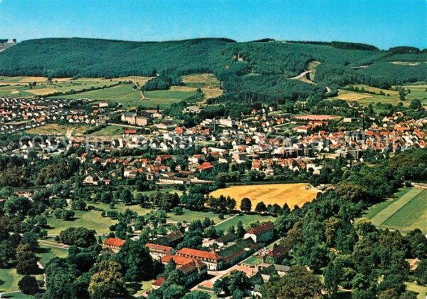 Bad Driburg Fliegeraufnahme Eggegebirge Teutoburger