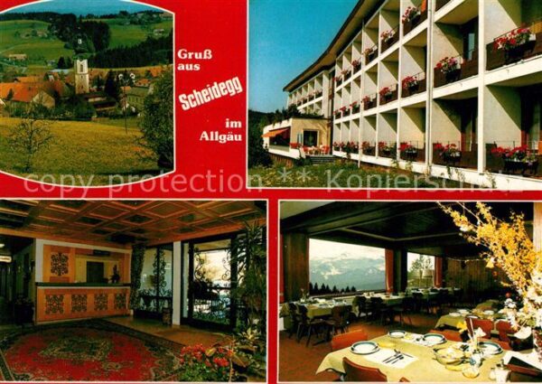 Scheidegg Allgaeu Kurklinik Sonnenalm