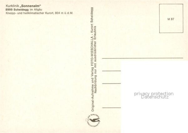 Scheidegg Allgaeu Kurklinik Sonnenalm – Bild 2