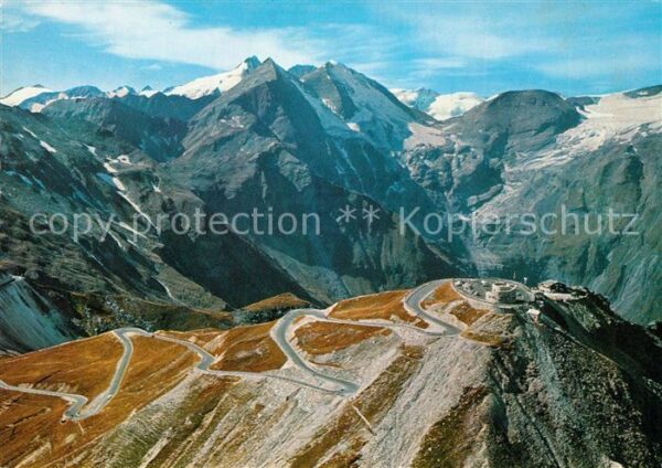 Grossglockner Fliegeraufnahme Hochalpenstrasse Edelwe