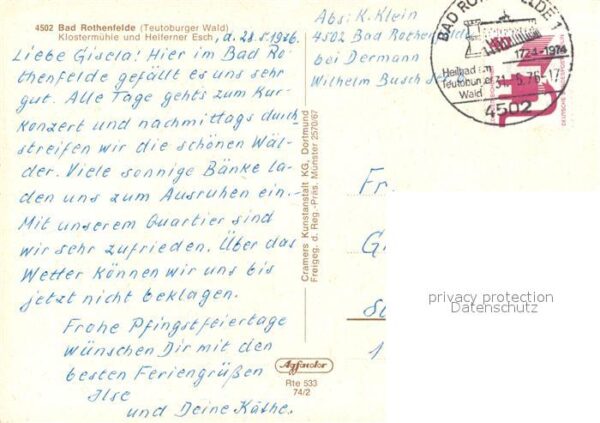 Bad Rothenfelde Fliegeraufnahme Klostermühle und Helfer – Bild 2