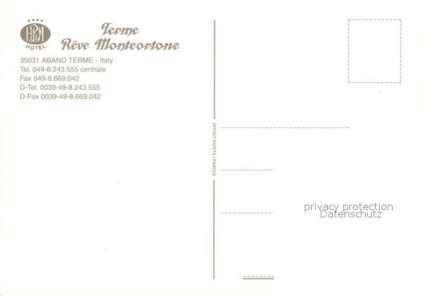 Abano Terme Hotel HRM Terme Reve Monteortone – Bild 2