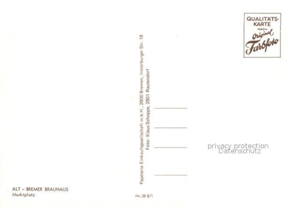 Bremen Alt Bremer Brauhaus Marktplatz – Bild 2