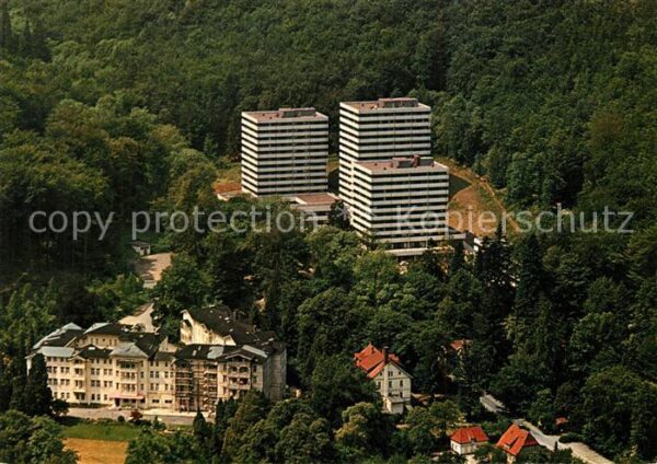 Bad Harzburg Fliegeraufnahme Appart-Hotel und Spiel-