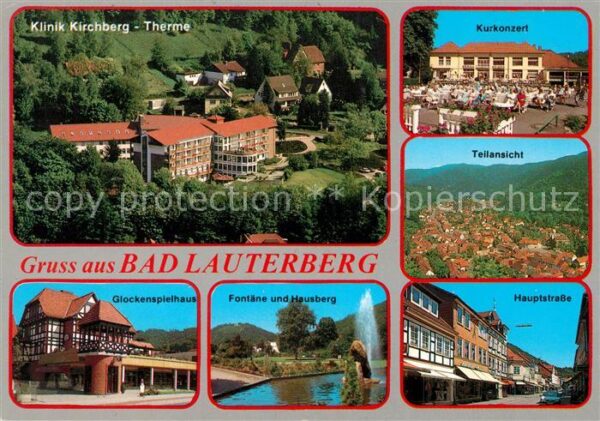 Bad Lauterberg Fliegeraufnahme Klinik Kirchberg Kurkon
