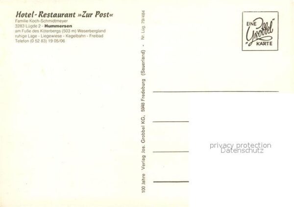 Hummersen Hotel Restaurant Zur Post – Bild 2