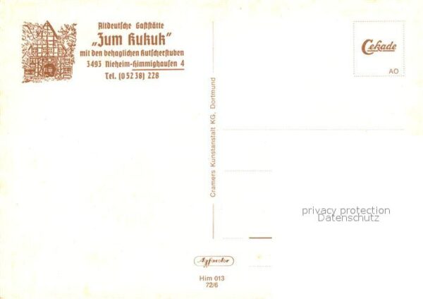 Himmighausen Altdeutsches Restaurant Kukuk – Bild 2