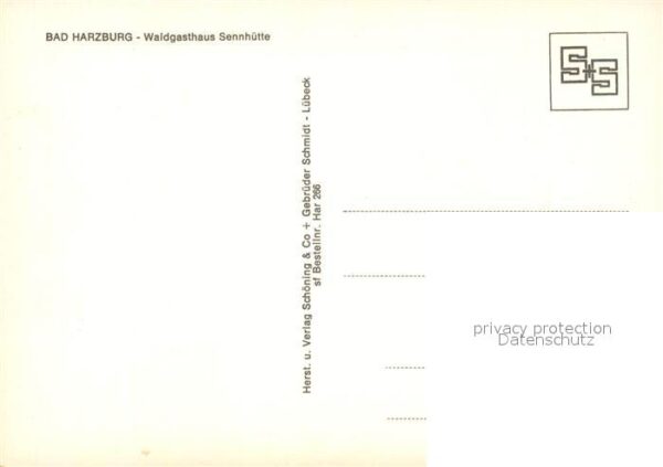 Bad Harzburg Waldgasthaus Sennhütte – Bild 2