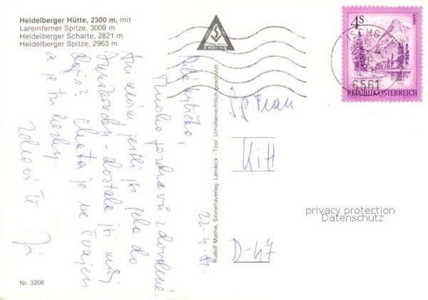 Heidelberger Huette Lareinferner Spitze Heidelberger-Schart – Bild 2