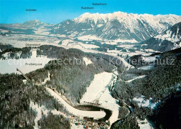 Oberstdorf Fliegeraufnahme Heini Klopfer Skiflugsc