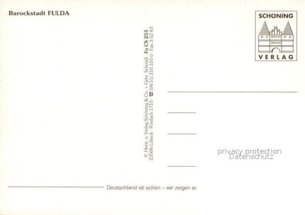 Fulda Fliegeraufnahme Barockstadt – Bild 2