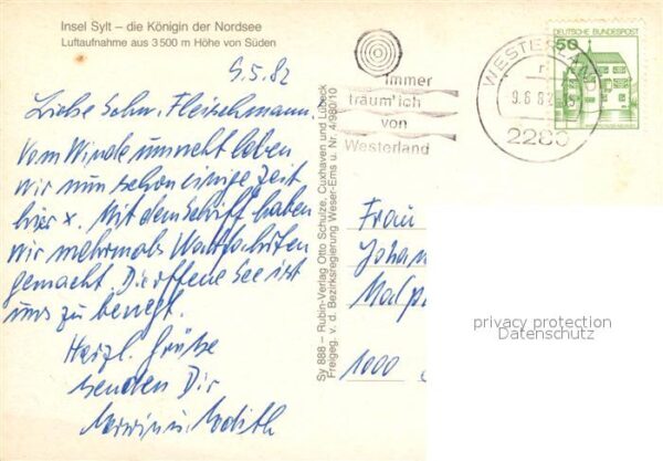 Sylt Fliegeraufnahme von Süden – Bild 2