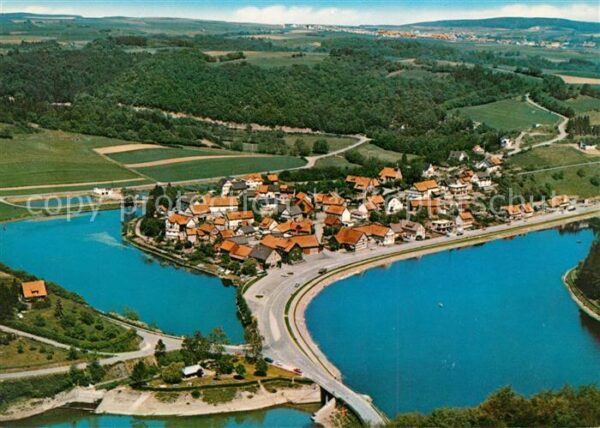 Niederwerbe Fliegeraufnahme am Eidersee