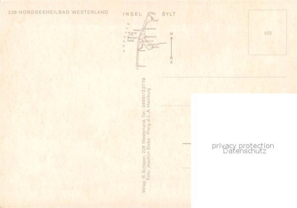 Westerland Sylt Fliegeraufnahme mit Promenade Strand – Bild 2