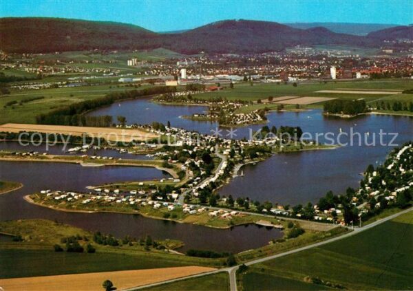 Rinteln Fliegeraufnahme Erholungsgebiet Doktors