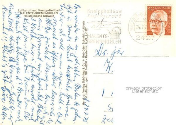 Gremsmuehlen Fliegeraufnahme Kneippheilbad Holsteini – Bild 2