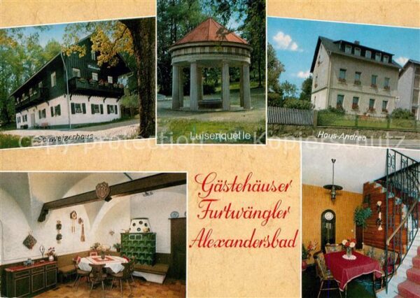 Alexandersbad Bad Gästehaus Furtwängler Schweizerhaus Hau