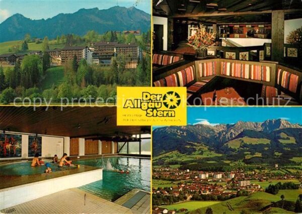 Sonthofen Oberallgaeu Hotelpark der Allgäu-Stern Flugaufnahme