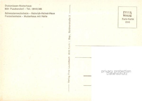 Puschendorf Diakonissen-Mutterhaus Schwesternwohnhe – Bild 2