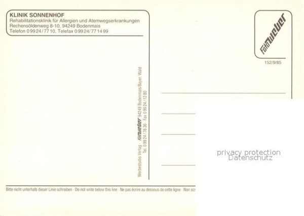 Bodenmais Klinik Sonnenhof – Bild 2
