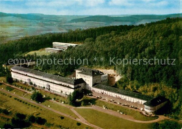 Hoexter Weser Fliegeraufnahme Weserbergland-Klinik