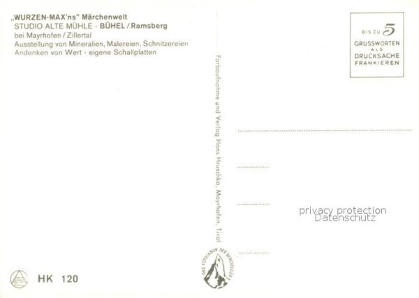 Ramsberg Zillertal Bühel Wurzen Maxns Märchenwald Studio A – Bild 2