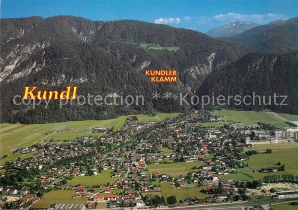 Kundl Fliegeraufnahme Kundler Klamm