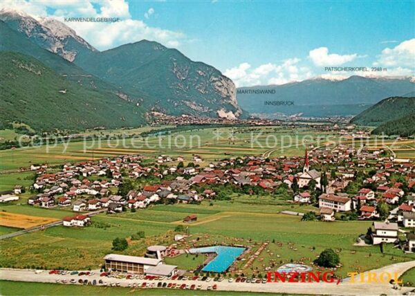 Inzing Tirol Fliegeraufnahme