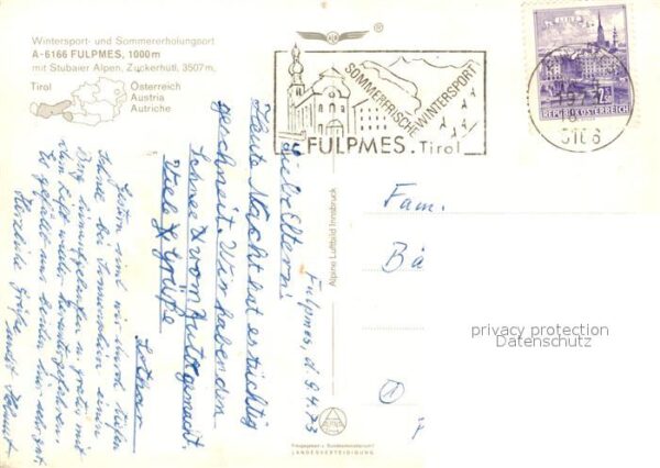 Fulpmes Tirol Fliegeraufnahme Stubaital – Bild 2