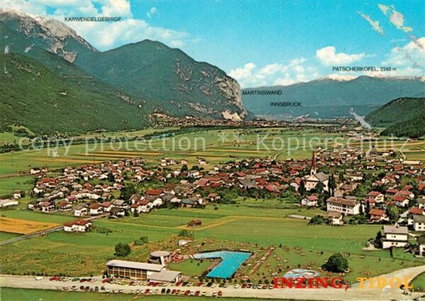 Inzing Tirol Fliegeraufnahme