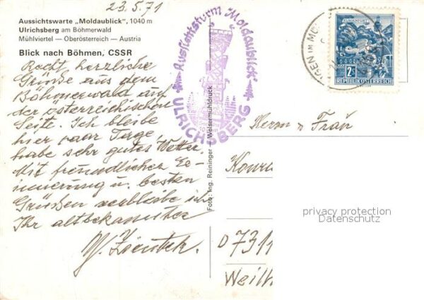 Ulrichsberg Oberoesterreich Moldaublick – Bild 2