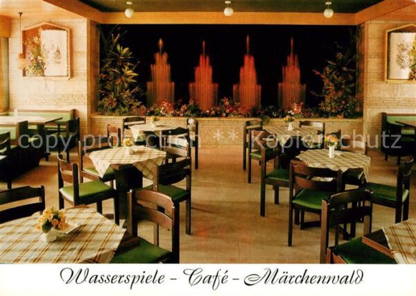 Bad Koenigshofen Wasserspiele Cafe Märchenwald