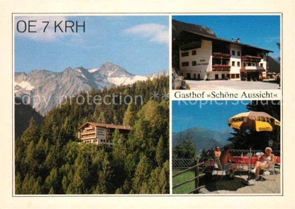 Finkenberg Tirol Gasthof Schöne Aussicht Terrasse Ziller
