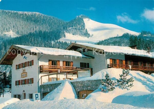 Spitzingsee Willi Merkl Heim Winterlandschaft Bayer