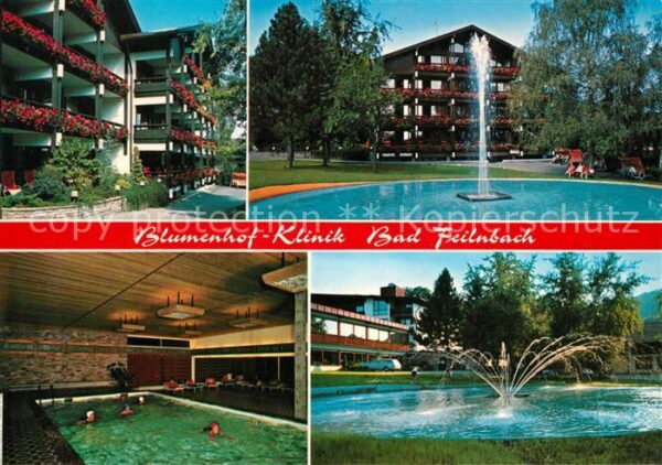 Bad Feilnbach Blumenhof Klinik Hallenbad Fontäne