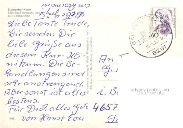 Bad Feilnbach Blumenhof Klinik Hallenbad Fontäne – Bild 2