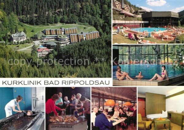 Bad Rippoldsau Schwarzwald Kurklinik Kurmittelhaus Sanatorium Hall