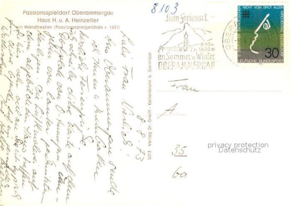 Oberammergau Passionsspieldorf Wandfresken Passionss – Bild 2