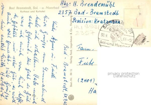 Bad Bramstedt Kurhaus Kurhotel Solbad Moorbad Flieger – Bild 2