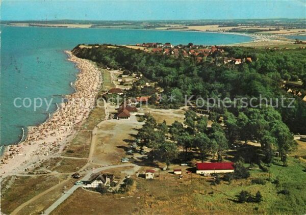 Hohwacht Ostseebad Strand Fliegeraufnahme