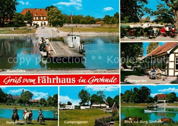 Grohnde Gasthaus Pension Grohner Fährhaus Weser