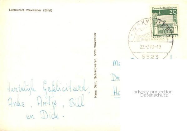 Waxweiler Luftkurort Fliegeraufnahme – Bild 2