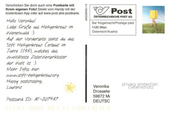 Heiligenkreuz Niederoesterreich Stift Kloster im Wienerwald Fliegeraufn – Bild 2