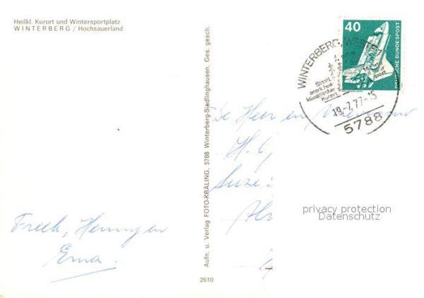 Winterberg Hochsauerland Heilklimatischer Kurort Wintersportplat – Bild 2
