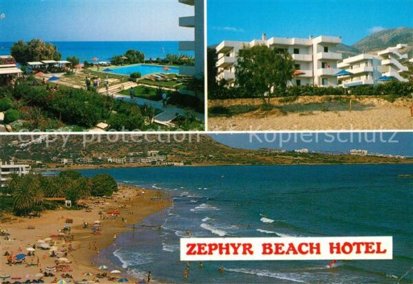 Zephyr Kreta Beach Hotel Swimming Pool Strand
