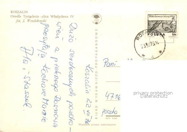 Koszalin Koeslin Pommern Osiedle Tysiaclecia Ulica Wladyslawa IV – Bild 2