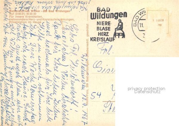 Bad Wildungen Kursanatorium Wicker Wasserspiele – Bild 2