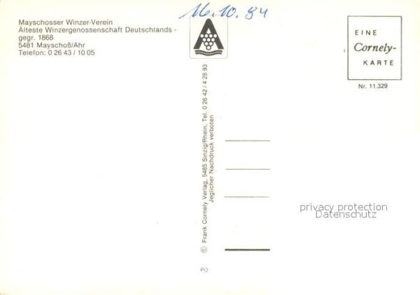 Mayschoss Mayschosser Winzerverein Älteste Winzer – Bild 2