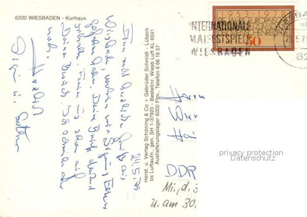 Wiesbaden Kurhaus Fliegeraufnahme – Bild 2