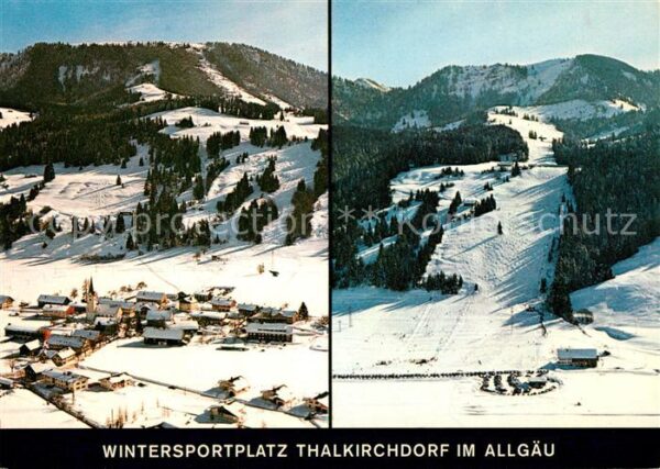 Thalkirchdorf Wintersportplatz Allgäuer Alpen Flieger